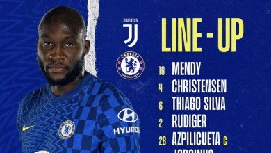 Chelsea line up vs Juventus