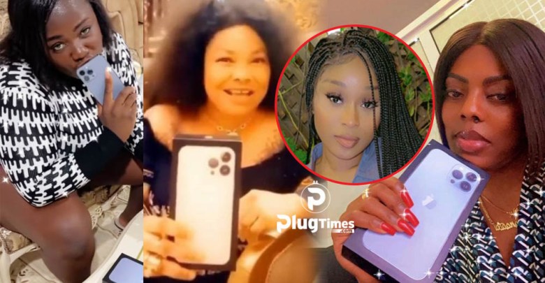 Efia Odo ghanacelebrities iphone 13 nana aba nana agradaa tracey boakye