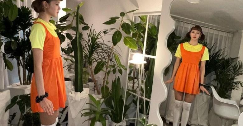 Lisa BlackPink Halloween Squid game dress 1