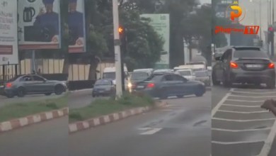 driver Benz car drift accra