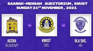 Accra Academy vs KNUST SHS vs Ola SHS Ho NSMQ 2021 Quarter Finals
