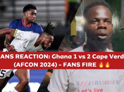 Ghana vs Cape Verde AFCON 2023 fans reaction