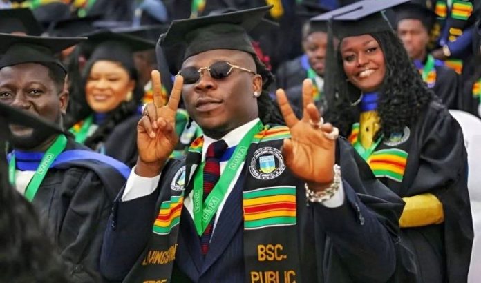 Stonebwoy GIMPA graduation